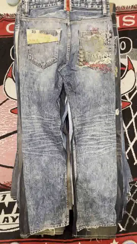 Japanese embroidery denims