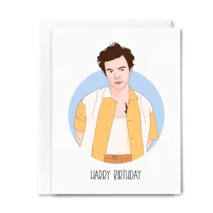 SAGO H Styles Birthday Card
